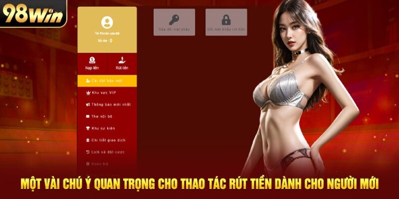 Lưu ý khi rút tiền KUBET