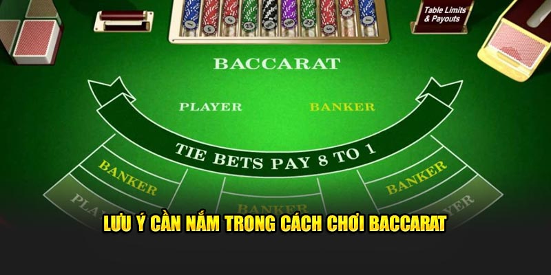 Lưu ý cần nắm trong cách chơi baccarat qua cách dùng công cụ tính 